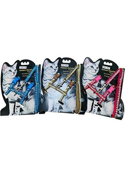 Parlak Kedi Gezdirme Göğüs Tasması fiyatları