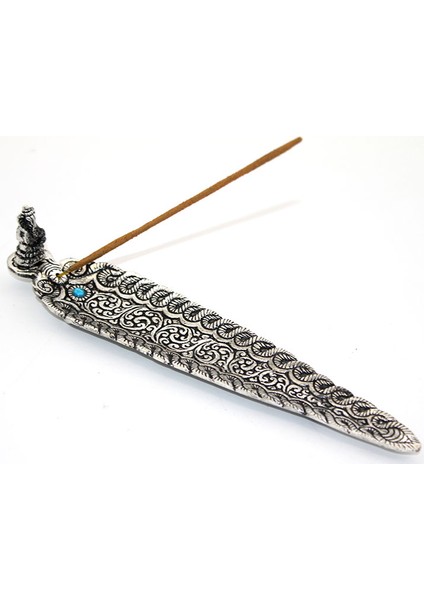 Metal Kayık Ganeşa Tütsülük Model 3