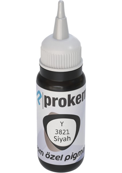 Y 3821 Siyah Prokem Transparent Pigment