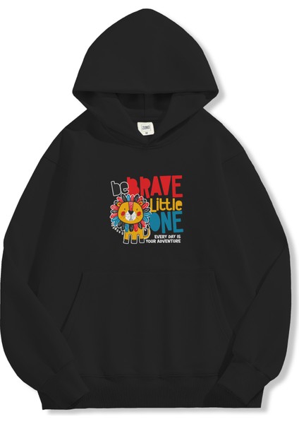 Unisex Sweatshirt Oversize Hoodie Be Brave Little One fırsatları