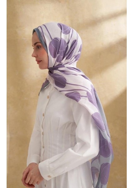 Lale Desen Şal 3380-LILA