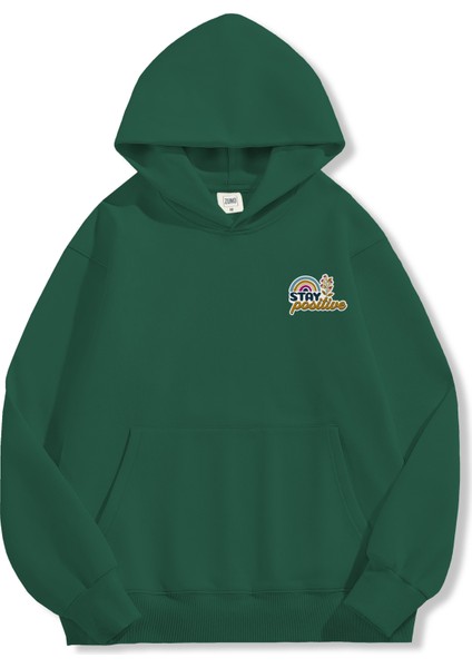 Unisex Sweatshirt Oversize Hoodie Stay Pawsitive fırsatları