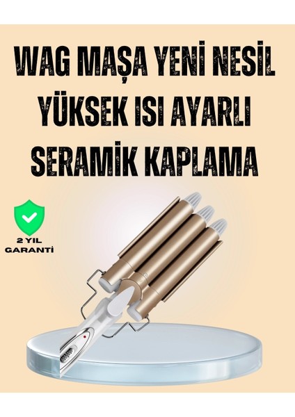Buğz Ayarlanabilir Isılı Bukle Saç Maşası