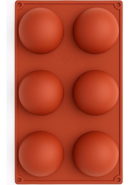 6'lu Yarım Küre Muffin, Çikolata, Kek Kalıbı, Silikon fiyatları