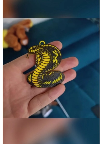 ORJIN3D Yılan Figür Anahtarlık