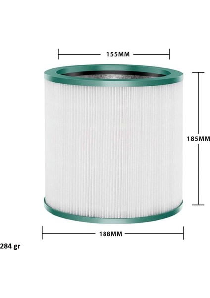 Dyson Uyumlu 308400-01 Hava Temizleyici Silindirik Hepa Filtre