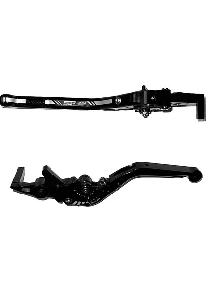 Honda Pcx 2021 - 2024 Uyumlu Siyah Katlanabilir Uzayabilir Spor Manet