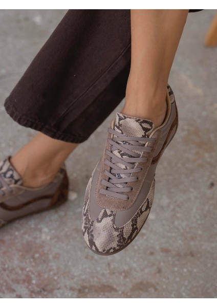 Muley Vizon Hakiki Deri Kadın Spor Ayakkabi modelleri