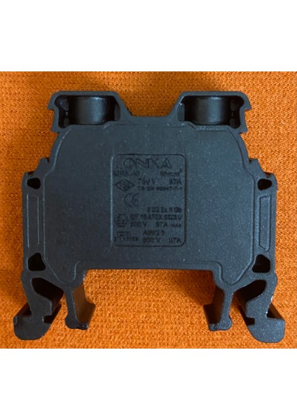 1044 Mrk 10MM² Vida Bağlantılı Ray Klemens Siyah fiyatları