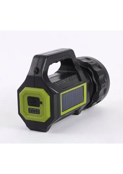 PS-T95 30W Uzun Menzilli Solar Panelli Powerbank+ USB Çıkış S.o.s Lu Ultra Güçlü Ledli Şarjlı Feneri - Lisinya fiyatları