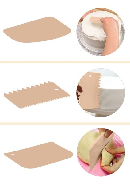 Hamur Kesme Sıyırma ve Şekillendirme Aparatı 3lü Set fiyatları