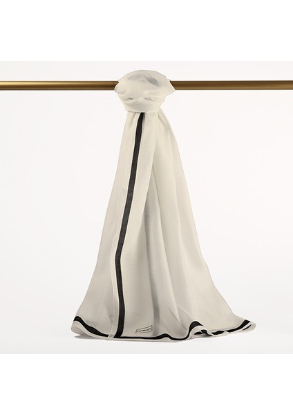 Çizgili Kehribar Şal