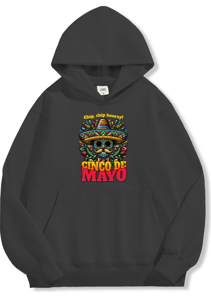 Unisex Sweatshirt Oversize Hoodie Cinco De Mayo fırsatları