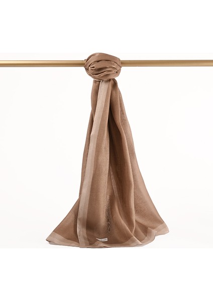 Çizgili Kehribar Şal