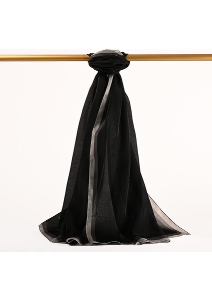 Çizgili Kehribar Şal