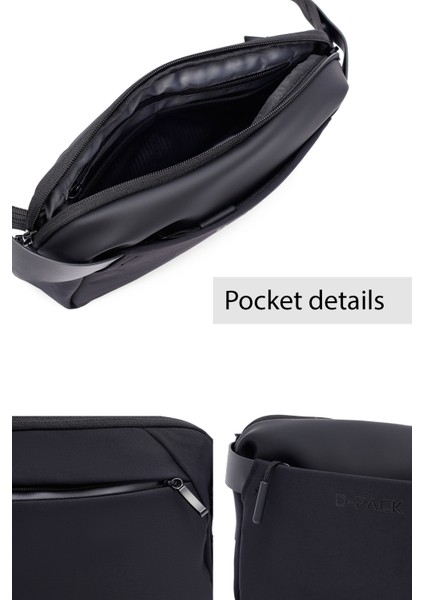 D-Pack Erkek Siyah Bel Çantası 25SBD30266F indirimleri