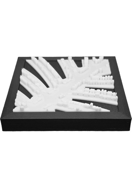 Dubai Palm Jumeriah Minyatür Duvar ve Masa Dekorasyonu Üç Boyutlu Mini Tablo modelleri