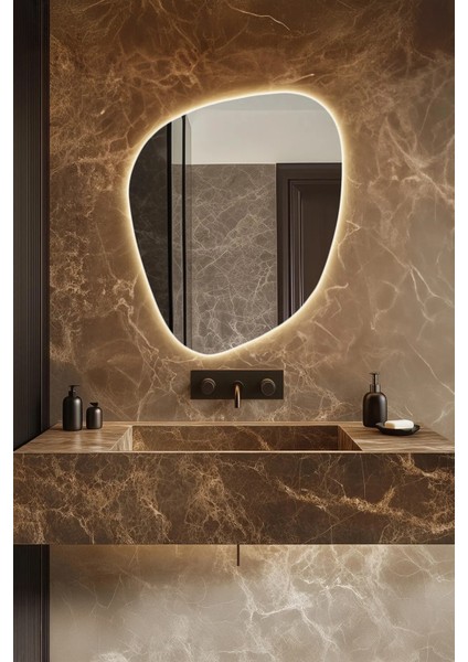 Soho Asimetrik LED Duvar Aynası – Modern Tasarım Dekoratif Boy ve Dresuar Aynası modelleri