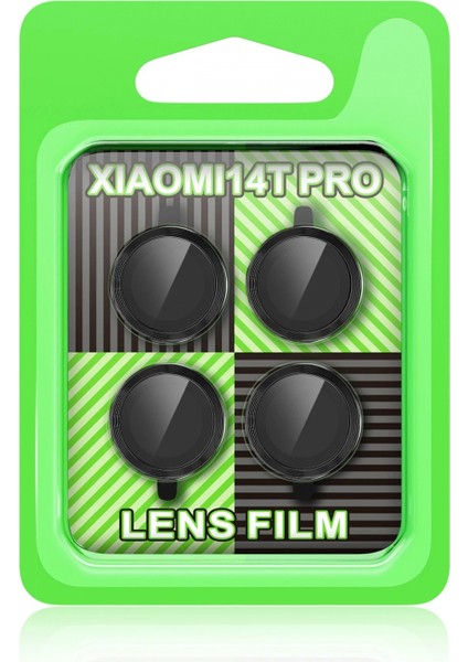Xiaomi Mi 14T Pro Raze Metal Kamera Lens - Siyah