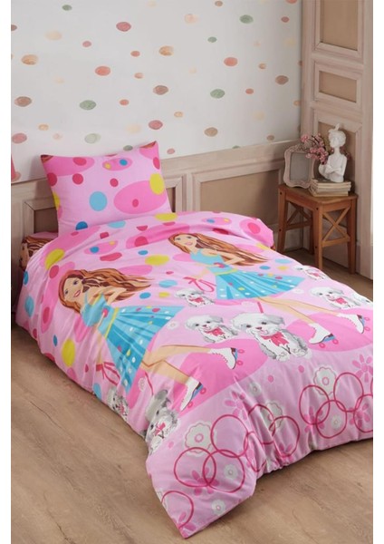 Prenses Baskılı Tek Kişilik Nevresim Takımı fiyatları