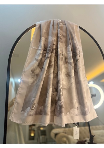 Gri Çiçekli Şal, Soft Şal,