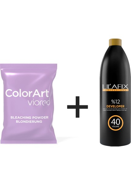 2'li Paket Oryal Mor 500 gr - Oksidan 1000 ml 40 V
