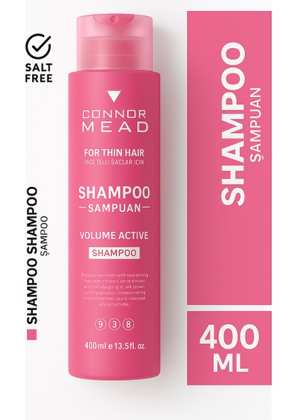 Connormead Connor Mead Volume Active Şampuan Brazilline Hair Care