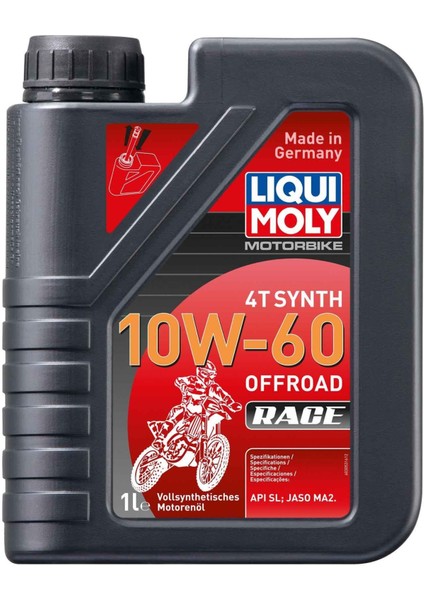 Liqui Moly 10W-60 Off Road Race Synth Motosiklet Yağı 1 Litre