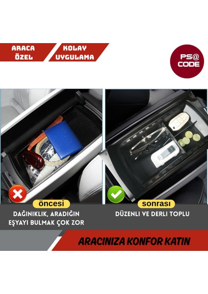 Peugeot 3008-5008 Orta Konsol DÜZENLEYİCİ-2016-2024 Model fırsatları