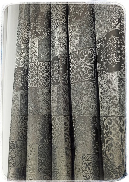 Venezia Desenli Pileli Fon Perde fırsatları