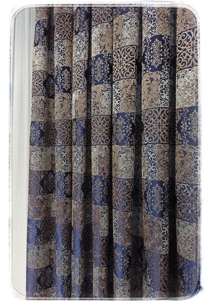 Venezia Desenli Pileli Fon Perde