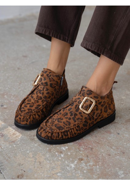 Roxy Leopar Hakiki Deri Kadın Bot fırsatları