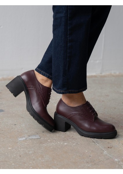 Svor Bordo Hakiki Deri Kadın Makosen fiyatları