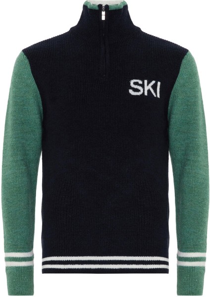 Erkek Lacivert Yumuşak Dokulu Regular Fit Kazak indirimleri