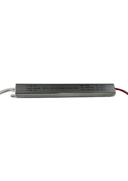 Ultra Slim Ince Parmak LED Adaptör 24 Volt 1 Amper 24 Watt (16X2X2CM) fırsatları