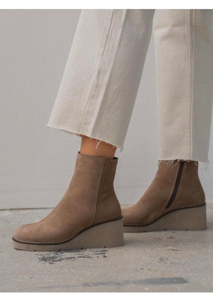 Nubia Vizon Süet Hakiki Deri Kadın Bot fiyatları