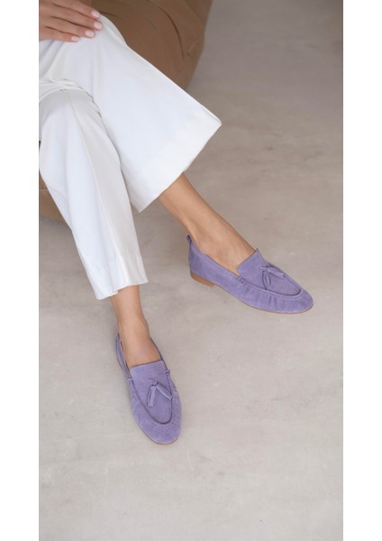 Gobert Lila Süet Hakiki Deri Makosen fırsatları