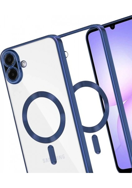 Samsung Galaxy A07 Kross Magneticsafe Kapak - Lacivert modelleri