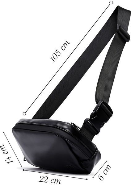 Erkek Siyah Bel Çantası 25SBD300818 fiyatları