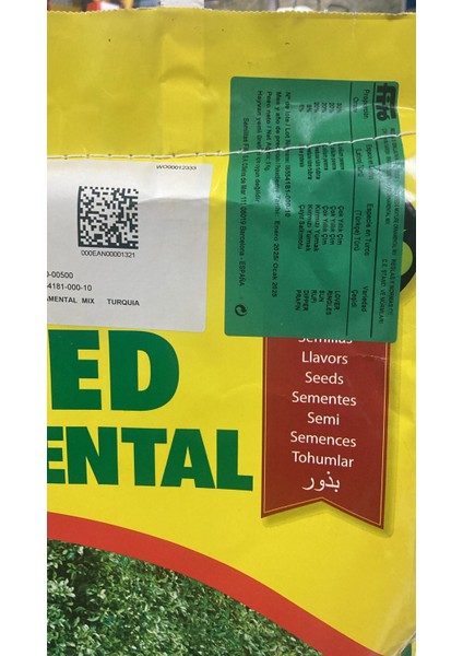 Fito Césped Ornamental Çim Tohumu Ince Yapılı 5 kg fiyatları