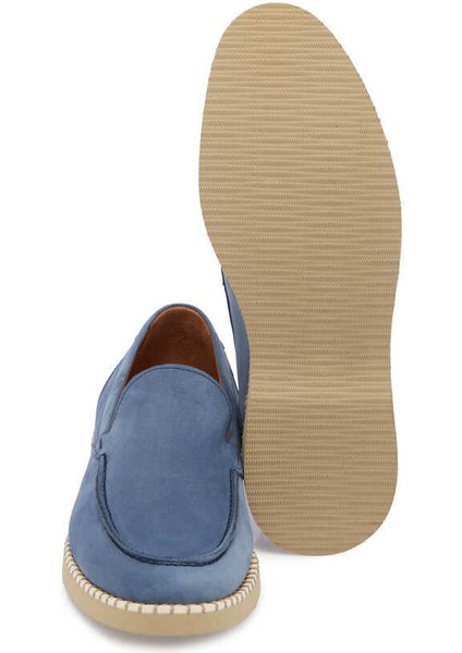 Mavi Hakiki Nubuk Deri Erkek Loafer - E24I1AY56641-F58