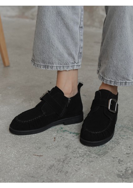 Roxy Siyah Süet Hakiki Deri Kadın Bot fırsatları