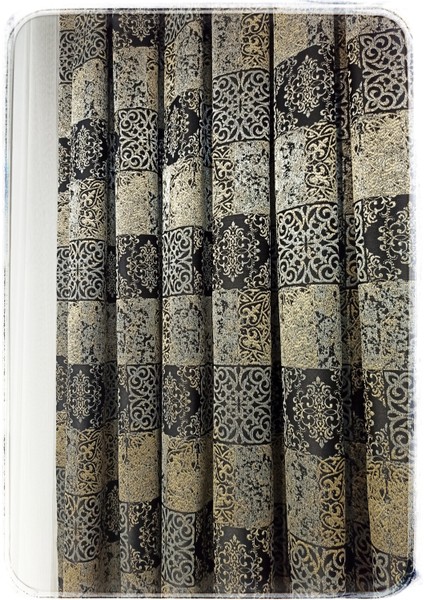 Venezia Desenli Pileli Fon Perde