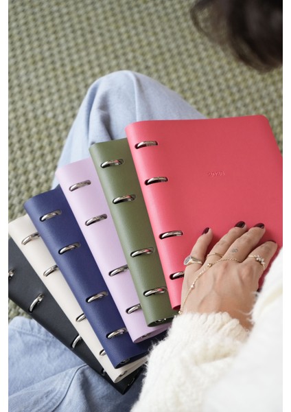 RinGo 2026 Haftalık Ajanda A5 (14x21cm) Esnek Kapak Ivory 80gr. İçi Değişebilir