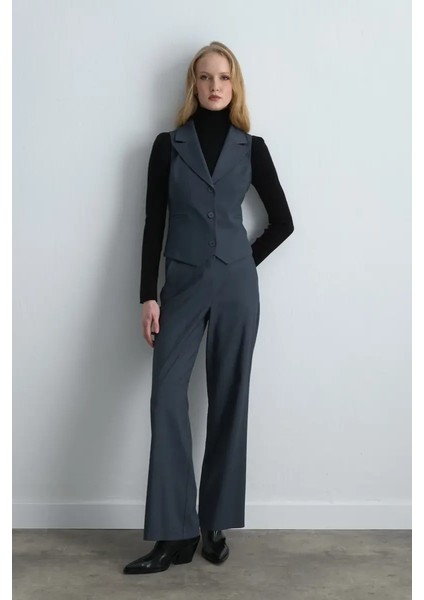 Düz Paça Kumaş Pantolon - Lacivert fiyatları