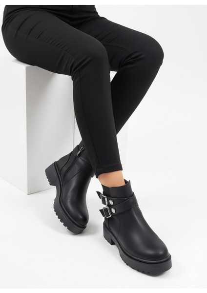 Kadın Tokalı Fermuarlı Kaymaz Taban Bilek Boy Bot modelleri