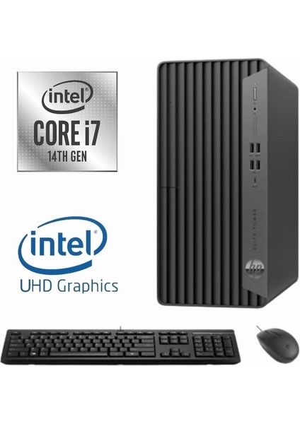 Elite Tower 800 G9 I7-14700 999Z3ET-144 16GB 1tb UHD Graphics 770 Freedos Masaüsü Bilgisayar