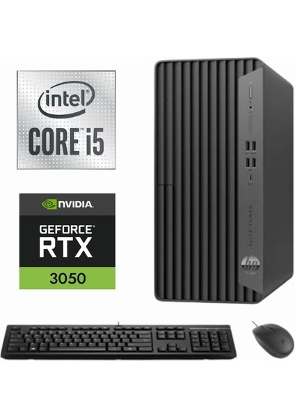 Elite Tower 800 G9 I5-14500 999Z3ET-060 32GB 512GB Rtx 3050 8gb Freedos Masaüsü Bilgisayar