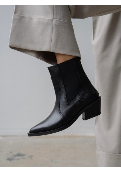 Pylo Siyah Hakiki Deri Kadın Bot fiyatları