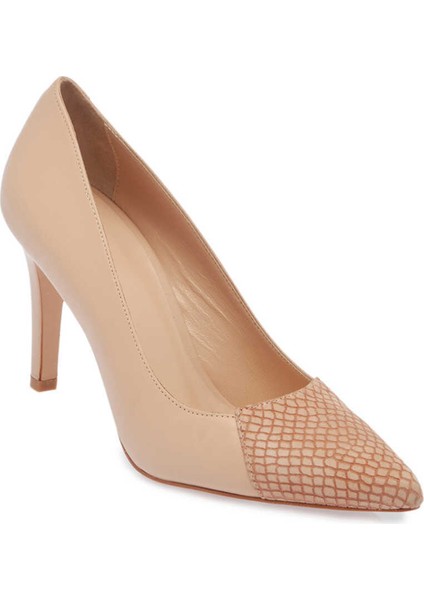 Pudra Hakiki Deri Kadın Stiletto - K24I1AY67174-L5C indirimleri